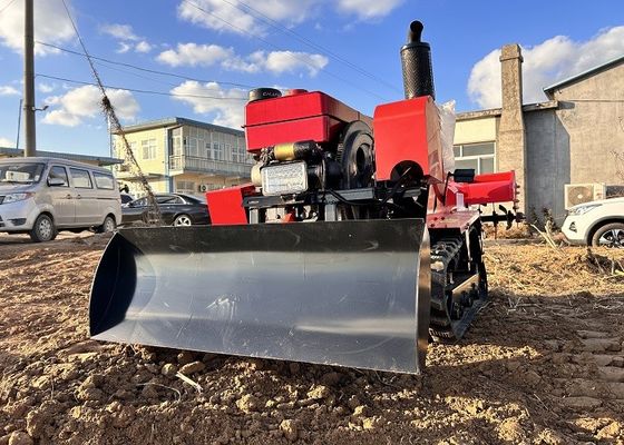ラバートラック 小型クローラー トラクター 多機能パディーフィールド クローラー ミニ トラクター 25 hp