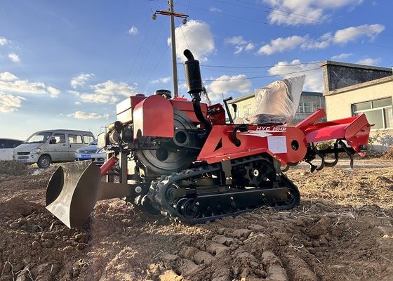 ラバートラック 小型クローラー トラクター 多機能パディーフィールド クローラー ミニ トラクター 25 hp