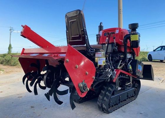 35hp ディーゼルエンジン ミニ クローラー トラクター ウォーキング パディーゴム クローラー トラクター