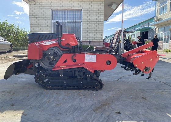 35hp ディーゼルエンジン ミニ クローラー トラクター ウォーキング パディーゴム クローラー トラクター