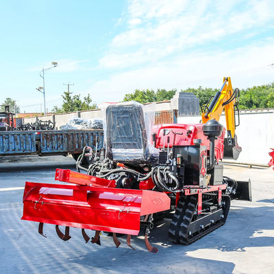 ドライブフルギアトラックロトティラー 25HP 35HPティラー栽培機 ミニファームクローラートラクター