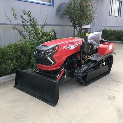 ミニ 50HP クローラー トラクター フロントロード / バックホー付きの農業機器