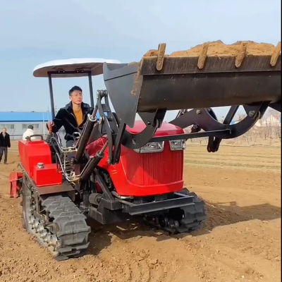 重機械農業 80HP クローラー 負荷機付き コンパクト トラクター