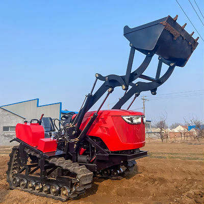 重機械農業 80HP クローラー 負荷機付き コンパクト トラクター