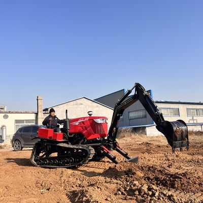 80HP農業クローラートラクター ミニ掘削機 トラクター機器