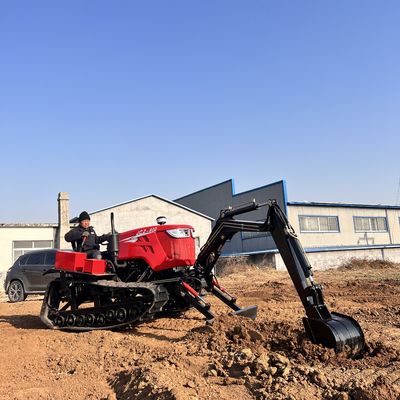 80HP農業クローラートラクター ミニ掘削機 トラクター機器