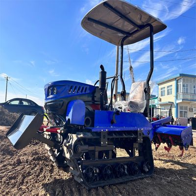 ロータリー・ティラー・クローラー・トラクター 25hp 35hp ブルドーザー付き農場機器
