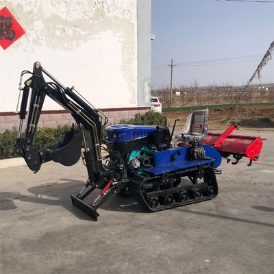 ロータリー・ティラー・クローラー・トラクター 25hp 35hp ブルドーザー付き農場機器