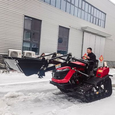 OEM ODM 農場 クローラー トラクター / ミニ トラクター 50 hp フロントエンドバケツ