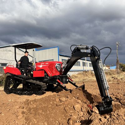 120HP ゴムトラック クローラー トラクター エグババター付き