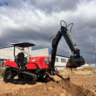 農業 小型 四輪駆動 トラクター 120hp 掘削機
